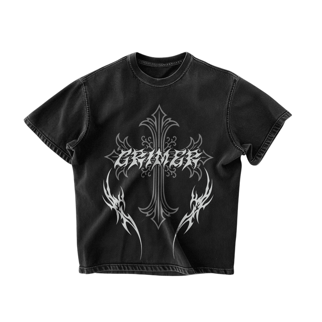 Fallen Cross Oversize Tee