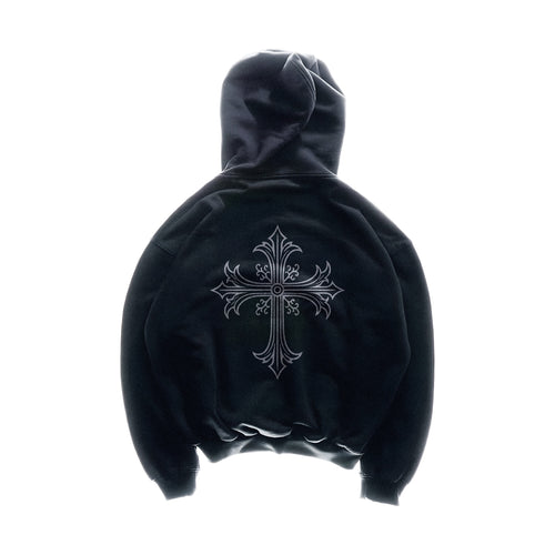 Fallen Cross – Black Rite Oversized Hoodie